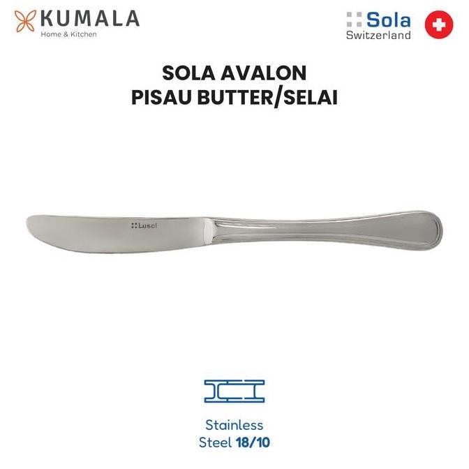 

Produk Baru!! Sola Avalon - Pisau Butter/Selai Stainless Steel 18/10 - 1 pcs