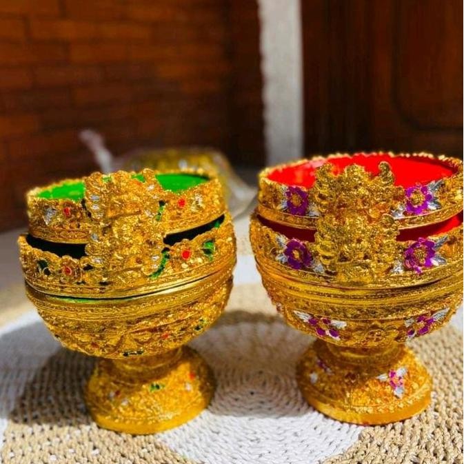 TERMURAH - dulang cebol susun 2 dulang fiber