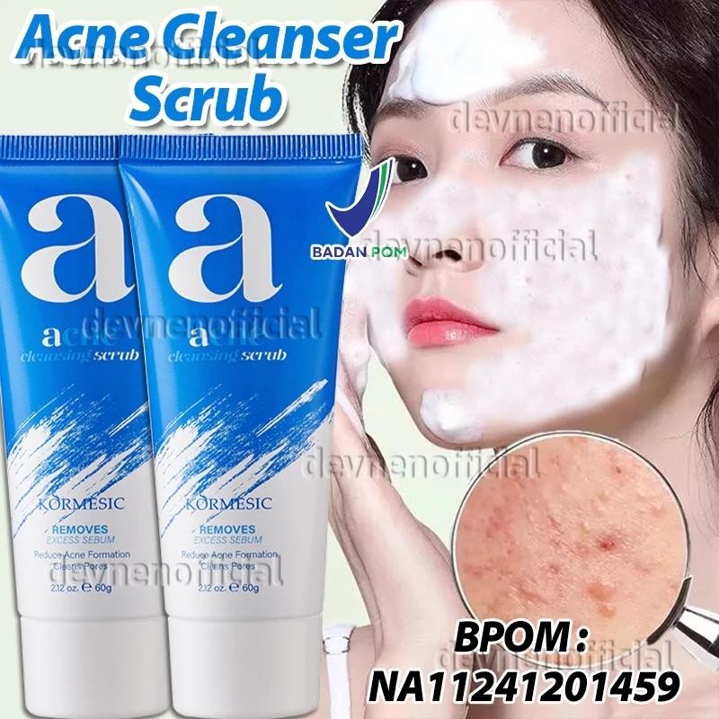 Acne Cleanser Scrub 60G Bpom Acnes Facial Wash Sabun Cuci Muka Jerawat Sabun Muka Glowing Dan Memuti