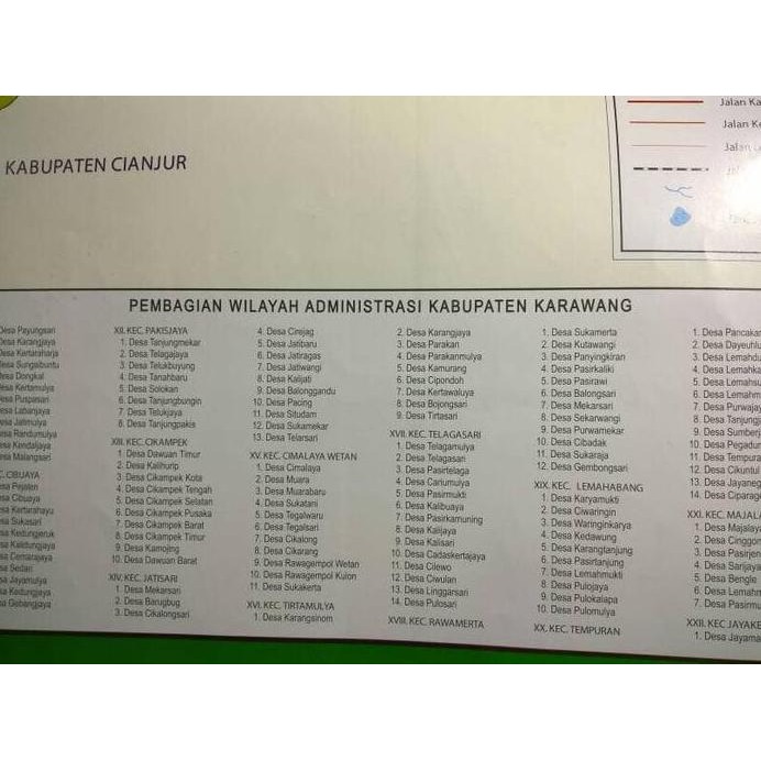

ready stock PETA KABUPATEN KARAWANG