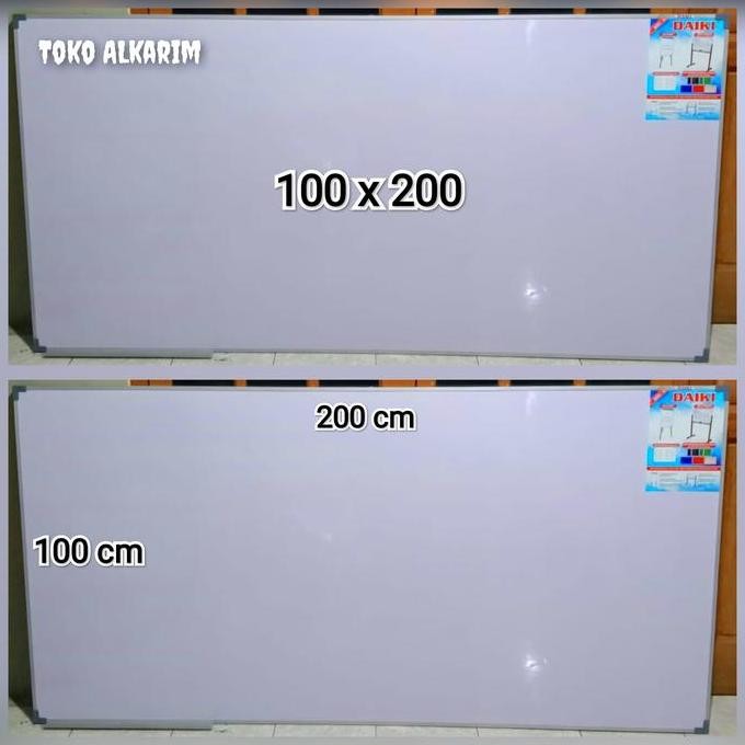 

papan tulis 100 x 200 cm Whiteboard 100 x 200 cm