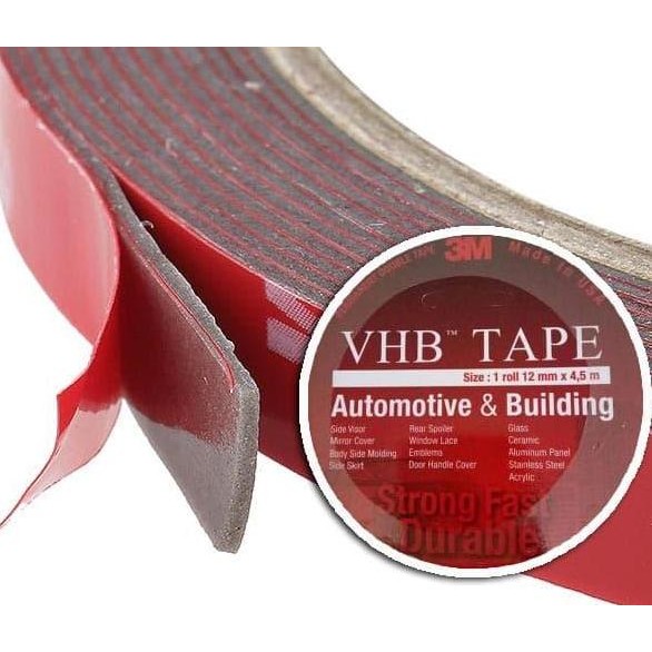 

Promo Double Tape 3M VHB 12mm x 4.5M Original COD