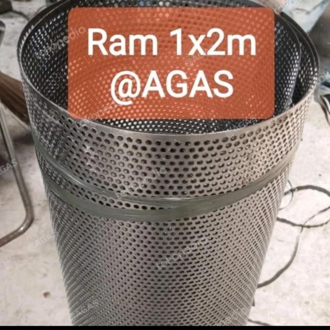NEW ram plat besi grill box speaker 1x2 meter