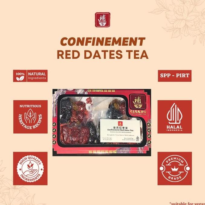 

TERLARIS - Ciakpo Confinement Red Dates Tea 14 Days
