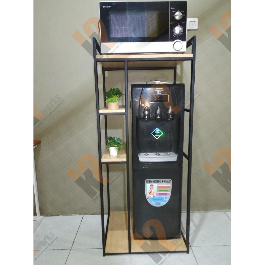 NEW Rak Dapur Dispenser dan Microwave Custom K73