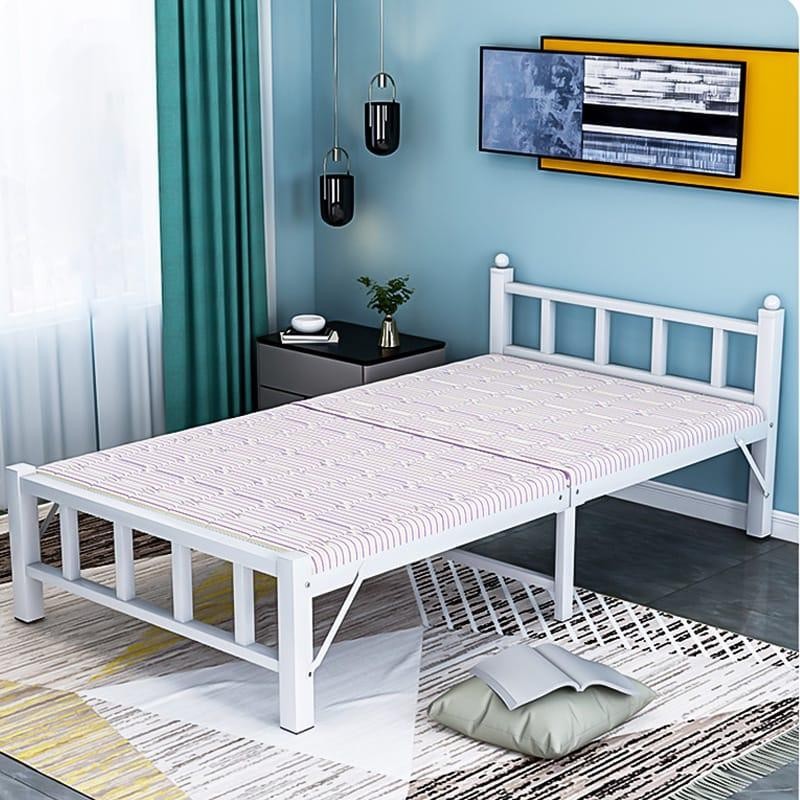 Ausat_ Portable Kasur Lipat Ranjang Kasur Lipat Folding Bed /Folding Bed Multifungsi /Ranjang Besi/D