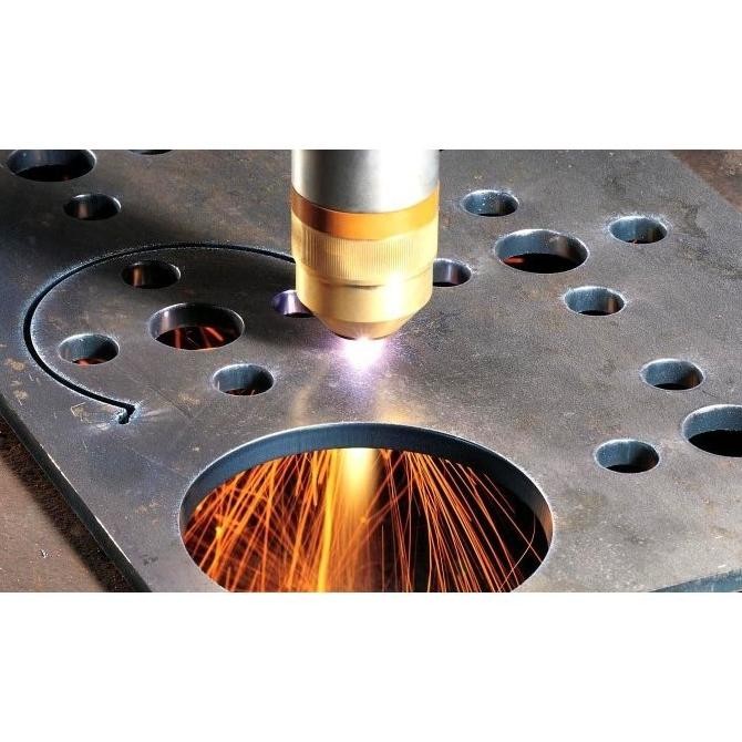 NEW Custom Order CNC Metal Cutting Plat Besi Steel Plate Plasma Laser