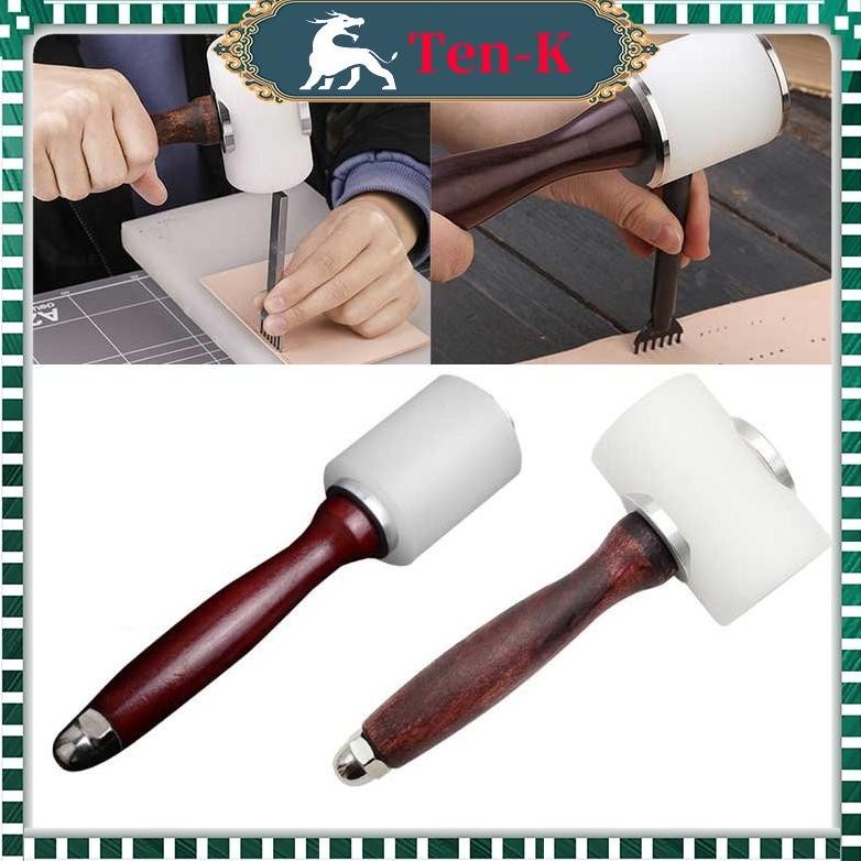

Leather Carving Hammer DIY Craft Cowhide Punch Cutting