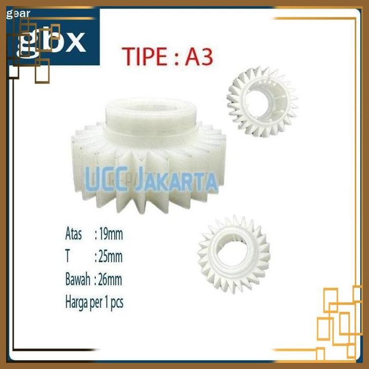 [UCC] GEAR PLASTIK GEARBOX 1 TABUNG MESIN CUCI A3