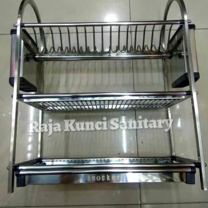 TERBARU - Rak Piring Knockers WDJ 660 Stainless SUS 304/Rak Piring Kombinasi