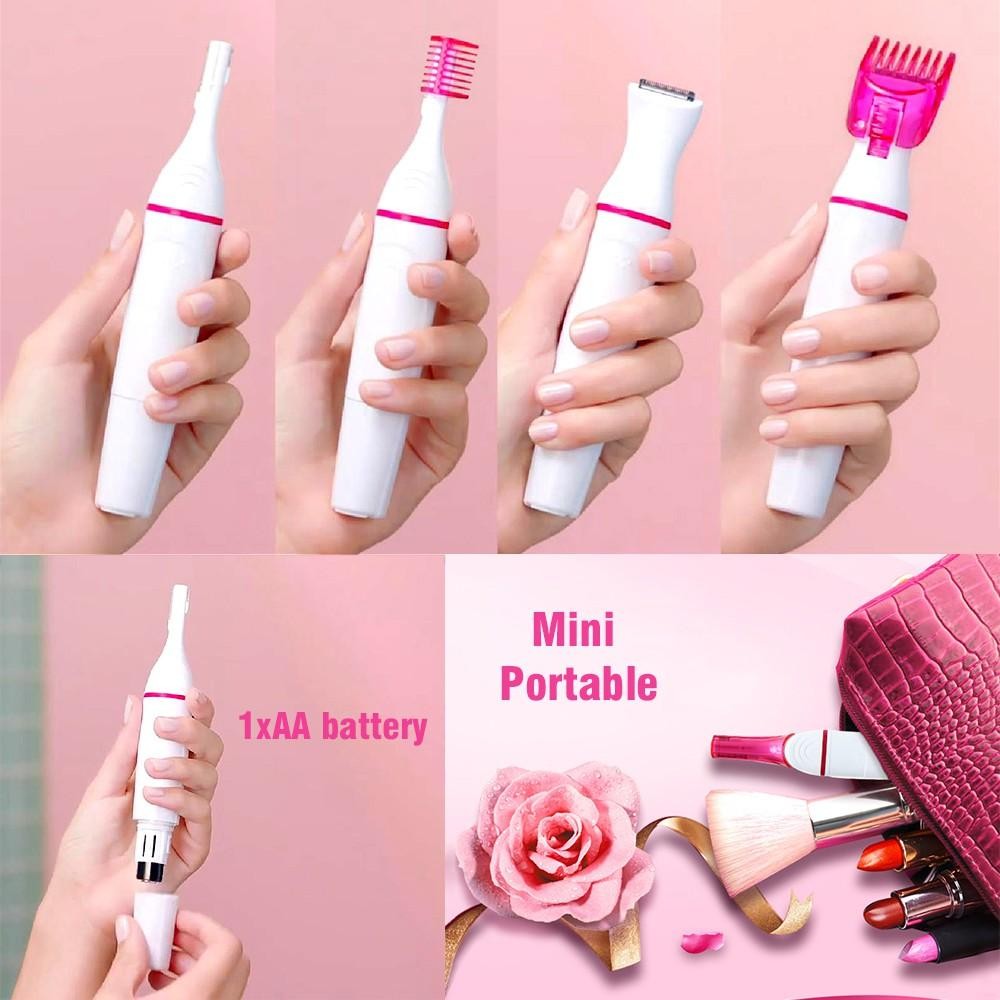 Pencukur Bulu Ketiak Alat Pencukur Bulu Kemaluan Alat Penghilang Bulu Mini Alat Cukur Wanita Lipstik