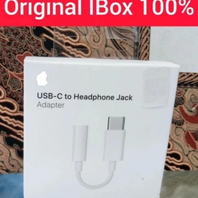 Murah Iphone 15 Pro 15 Usb-C To 3.5Mm Headphone Jack Adapter Original Ibox