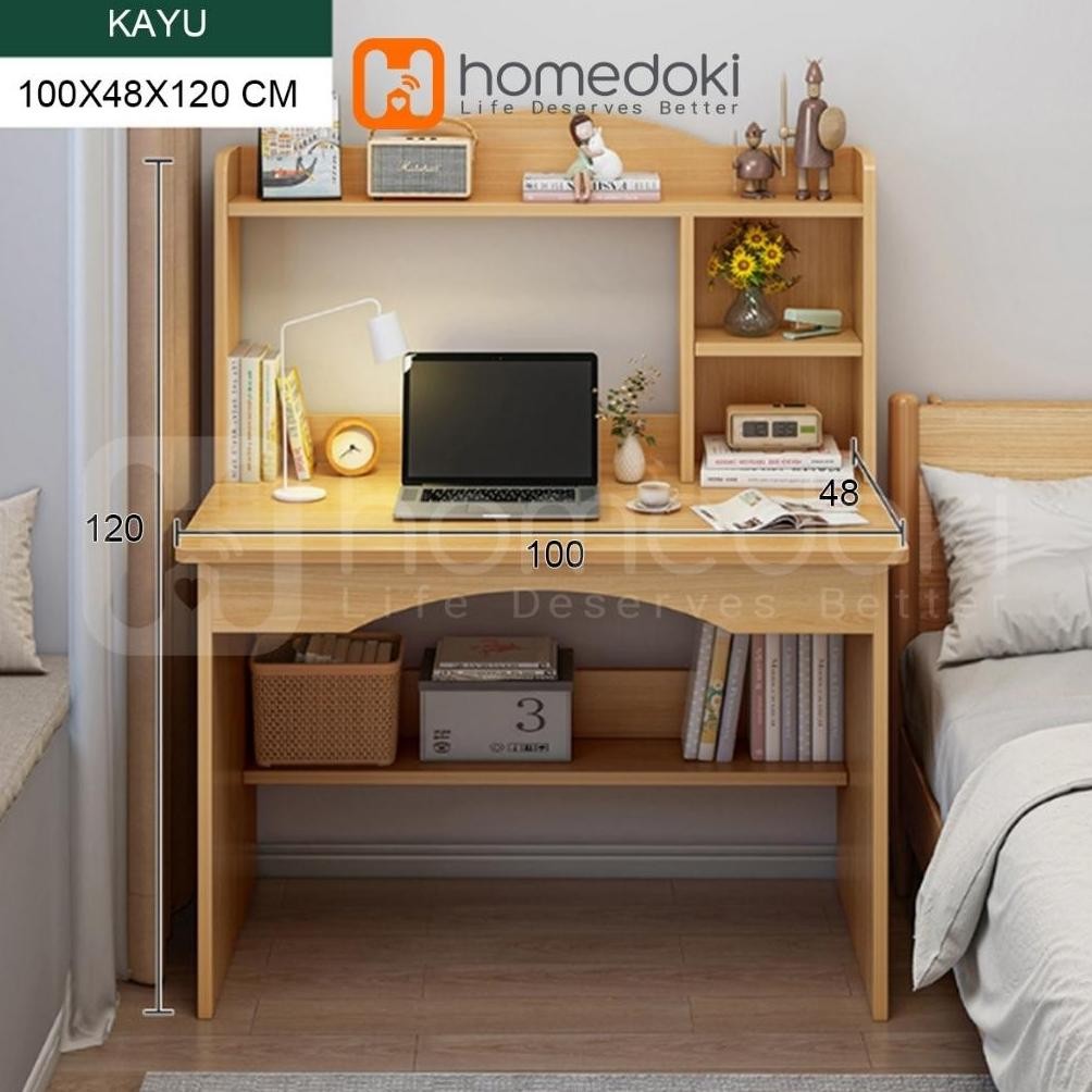 Meja Belajar/Meja Belajar Anak/Meja Belajar Minimalis/Meja Belajar Aesthetic/Meja Rias Putih