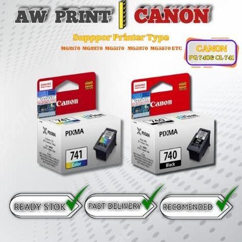 CATRIDGE TINTA CANON PG 740 & CL 741 FOR PIXMA MG2170, PIXMA MG2270