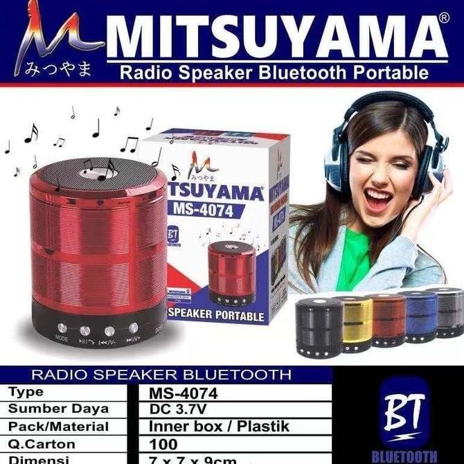 Speaker Box Bluetooth / Radio Speaker Box Portable Mitsuyama MS-4074
