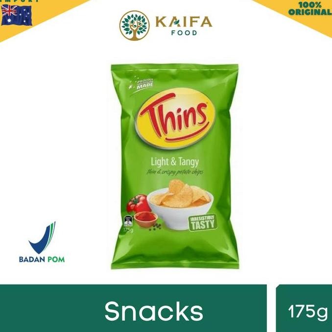 

Promo Thins Potato Chips Australia 175 Gr - Keripik Kentang Khas Australia