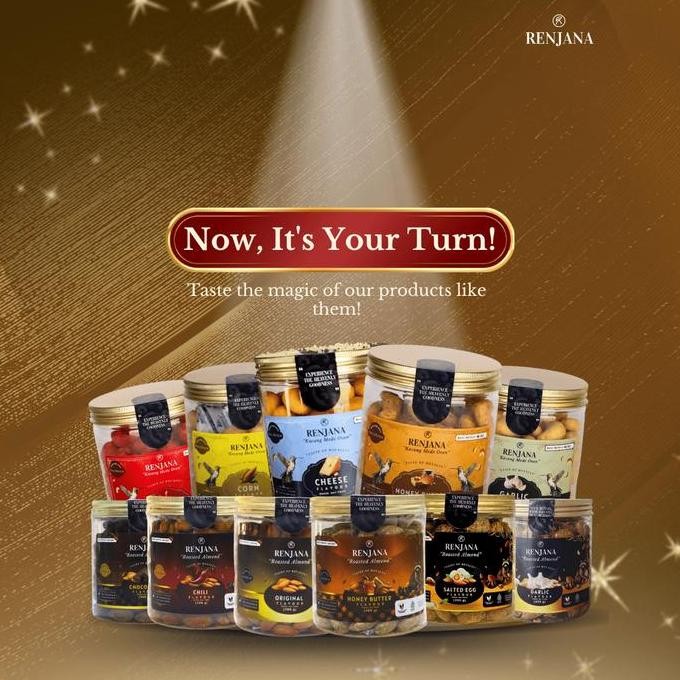 

Grosir Corn - Kacang Mede / Mete / Mente Oven Panggang | Renjana Cashew 300Gr