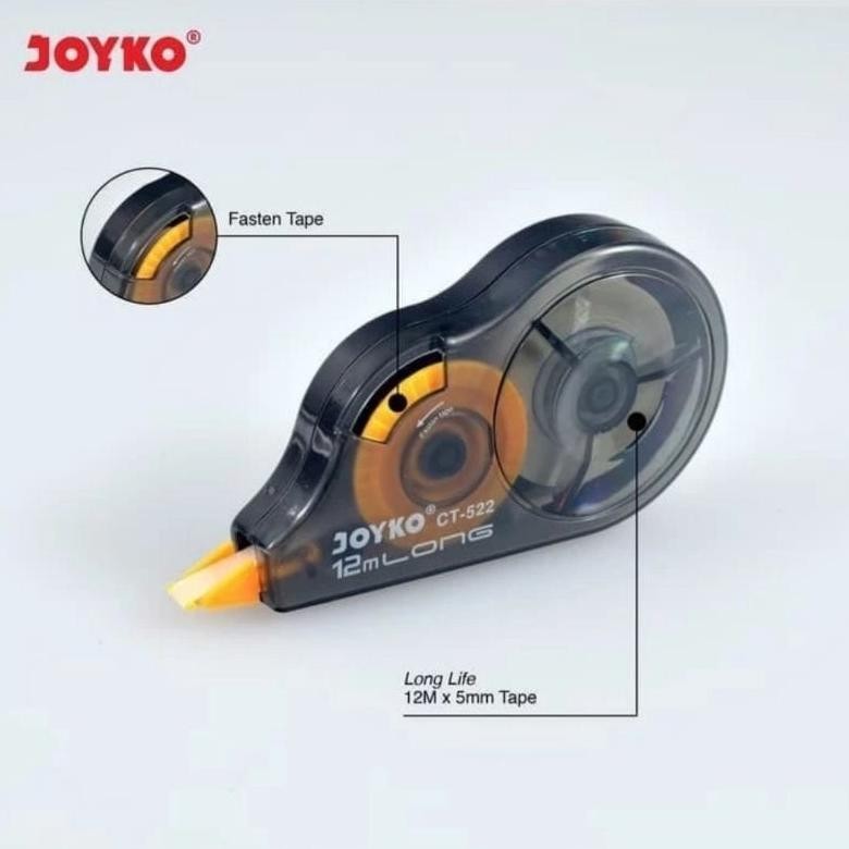 

Fgh-56 Fj-44 Joyko Japanese Correction Tape 12M / Penghapus Tipe Ex Kertas Ct-522 Termurah