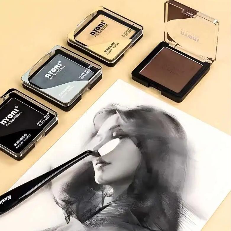 

Angelmark Professional Art Dry Wet Sketch Toner Paint Graphite Charcoal Color Powder Ultra Soft Artist Graffiti Supplies N2831