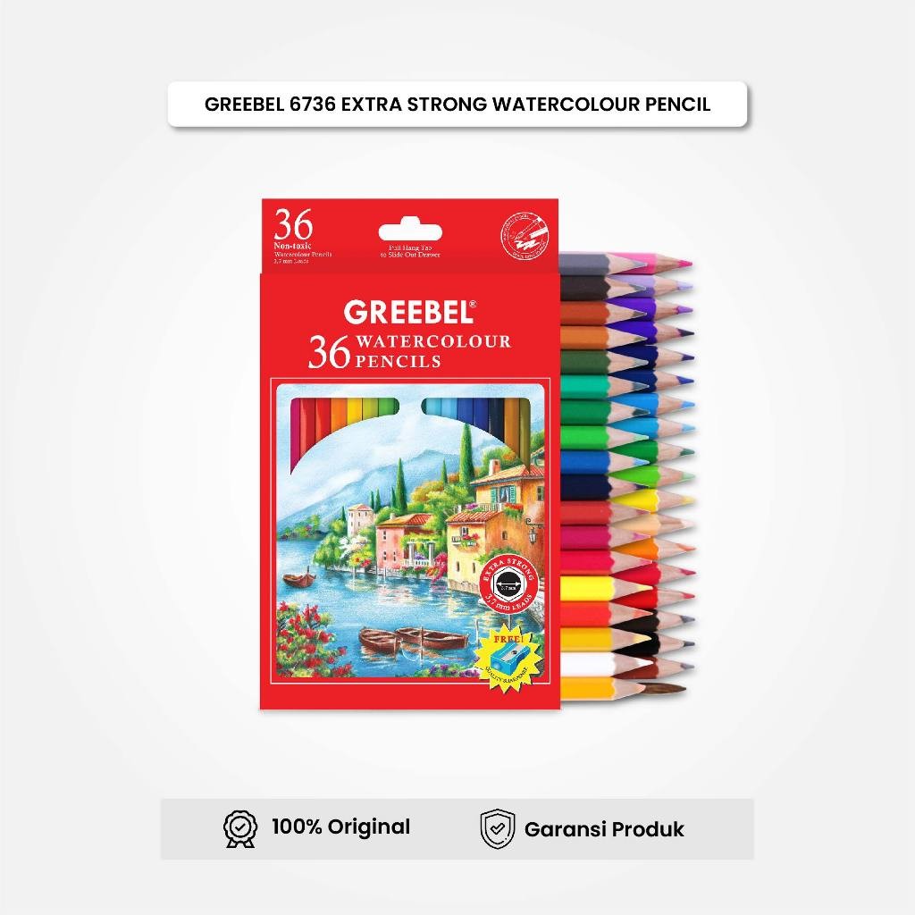 

Pensil Warna Greebel 36 Warna / Extra Strong Classic Colour (6736) / Coloring Pencil