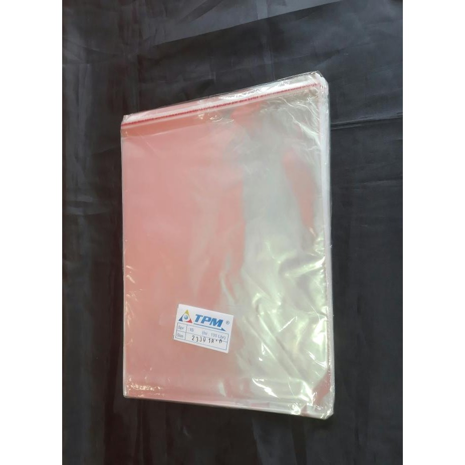 

.........] PLASTIK OPP LEM 23 X 30, TEBAL 18 MIC