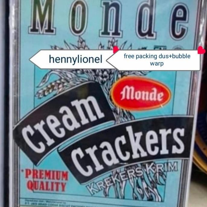 

Promo Monde Biskuit Kaleng-Cream Crackers 1.2Kg