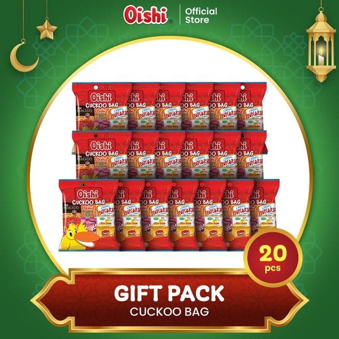 

Promo Oishi Gift Pack - Multipack 20 Pcs