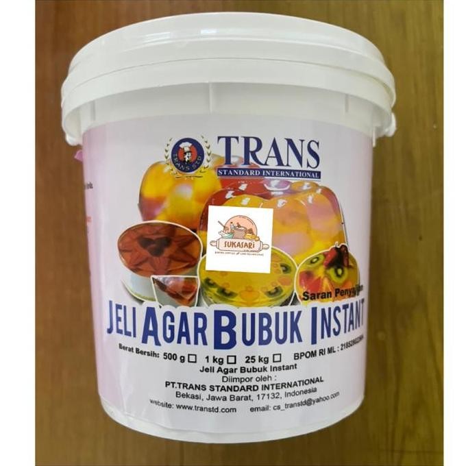 

Sale Trans Jelly Powder 500 Gram Botol / Bubuk Premix Jelly Jeli