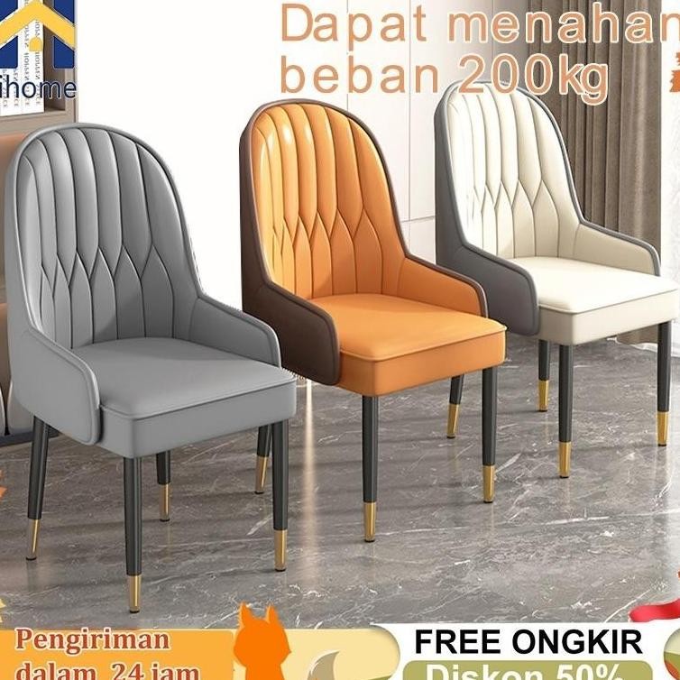 Kursi Makan Kulit Kursi Makan ern Kursi Makan Minimalis Kursi Makan Sandaran Kursi Kamar Tidur Aesth