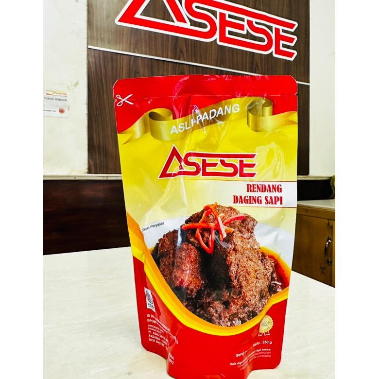 

Rendang Daging Asese 250gram isi 5 potong