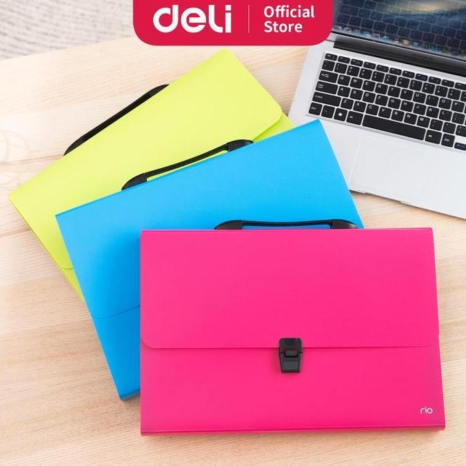 

Termurah Deli EB40402 Expanding File-Rio Buckled w/handle FC 13P 3C