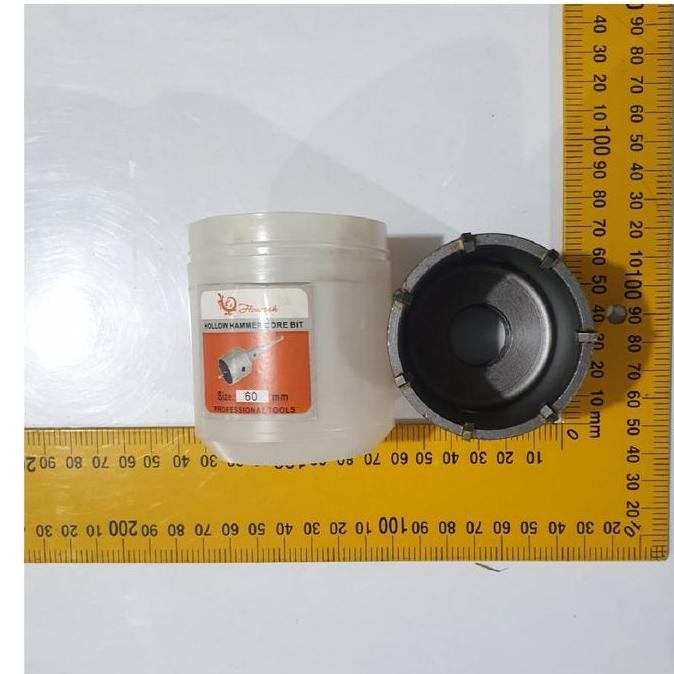 Baru Hole Saw 60 mm Beton Hollow Drill Core Bit TCT Wipro Flour