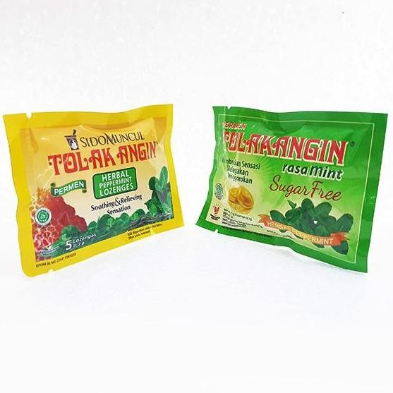 

------] [Sido Muncul] PERMEN TOLAK ANGIN Pelega Tenggorokan 5 Lozenges x 2gr