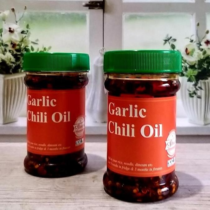 

*$*$*$*$] Garlic Chili Oil/Minyak Cabe/Chili Oil/Chili Flakes/150gram