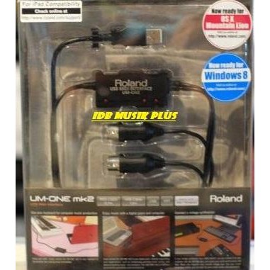 Alat Musik Kabel Midi To Usb Roland Um One Mk2 Original Roland