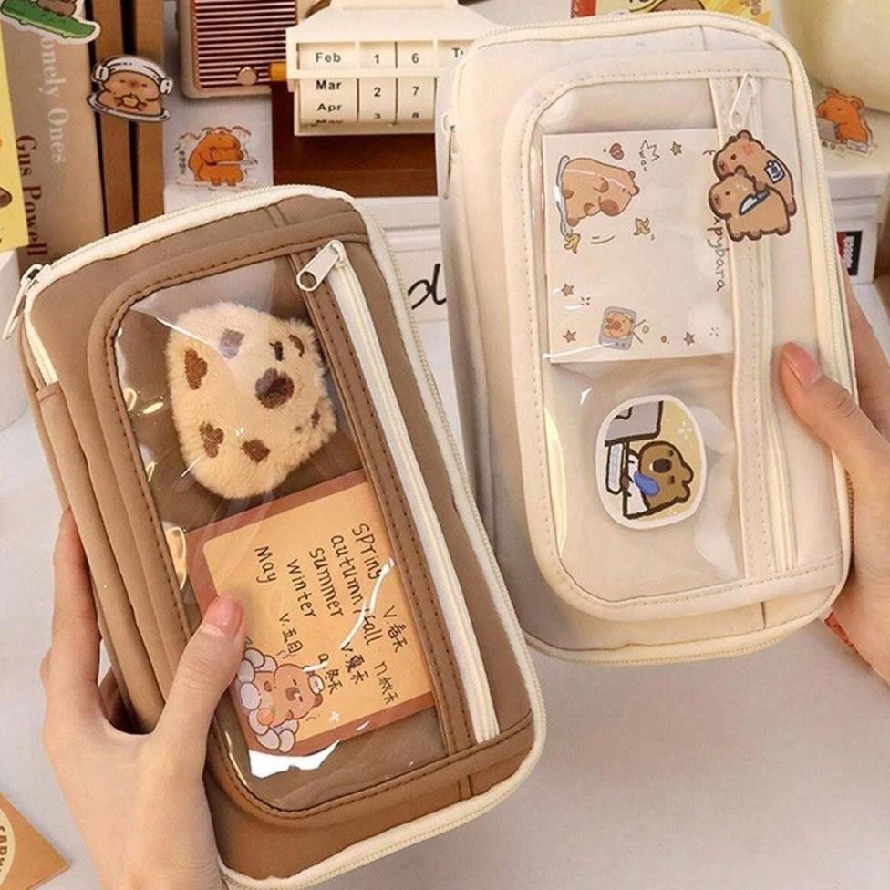 

Uk-68 [Dotding] Tempat Pensil Kapibala Lucu Kapasitas Besar Kotak Pensil Sticker Gratis Boneka Perlengkapan Kantor Sekolah Tenaga Tempat Pensil Asthetic H436 Uk-68