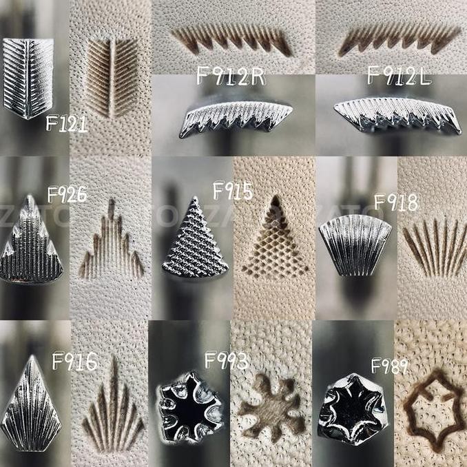 

baru oka factory - figure carving stamping tool for carving leather japan