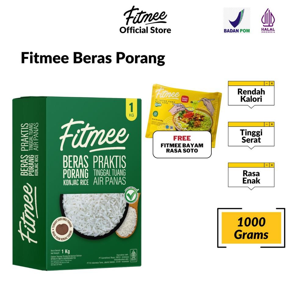 

Fitmee Bera Porang Gluten Free 1 G Hiratai Onjac Rice Free 1 Pc Fitmee E Bayam Oto 80 Gr