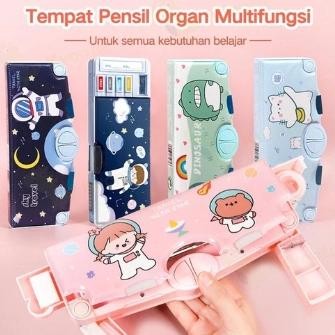 

Jy-56 Kotak Pensil/Tempat Pensil Bahan Plastik Multifungsi Untuk/Multifungsi Kotak Penyimpanan Alat Tulis /Kartun Lucu Tempat Kotak Alat Tulis Tempat Pensil Dua Lapis Bahan Plastik Multifungsi Untuk Anak Kotak Pensil Serbaguna Tempat Kotak Pensil Mekanik