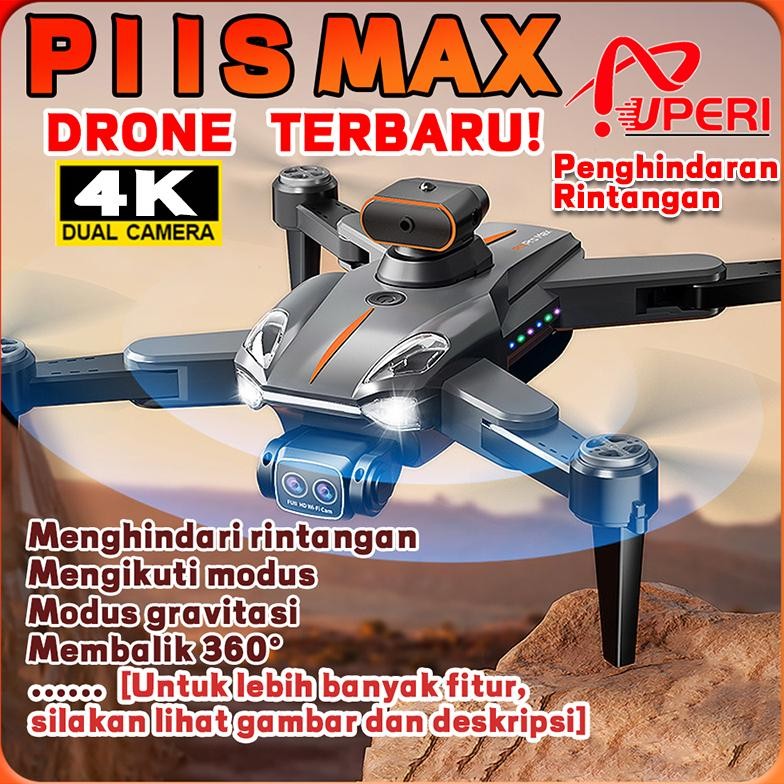 Smart Drone P11S MAX Dual HD Camera Shoot Original Indoor Outdoor Drone Mini RC Drone