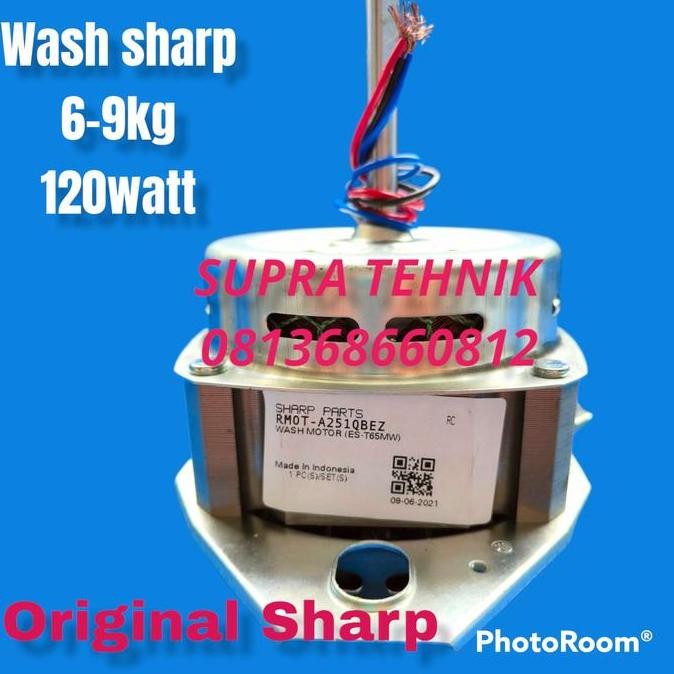 +%+%+%] MOTOR WASH SHARP 6-8KG RMOT-A265 ORIGINAL