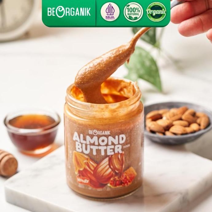 

PROMO BEORGANIK ROASTED ALMOND BUTTER / SELAI ALMOND 260GR (UNSWEETENED, GLUTEN FREE,VEGAN)
