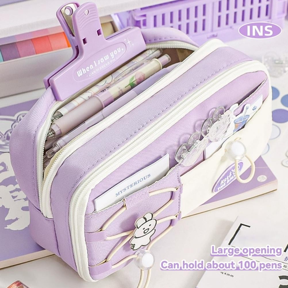 

Ty-65 [Dotding] Kotak Pensil Lucu Dengan Tali Serut Ganda Yang Lucu Dan Baru, Kotak Pensil Berkapasitas Besar, Sederhana, Dan Bernilai Tinggi H687 Ty-65