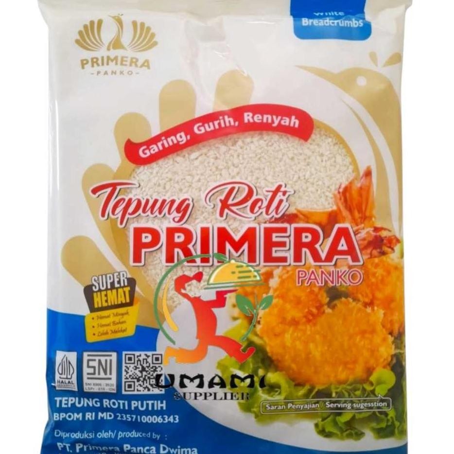

Tepung Pano Putih 900 Gr Tepung Roti Bread Crum Primera Halal