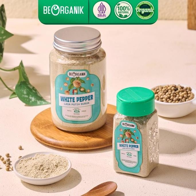 

PROMO BEORGANIK WHITE PEPPER / LADA PUTIH BUBUK / MERICA