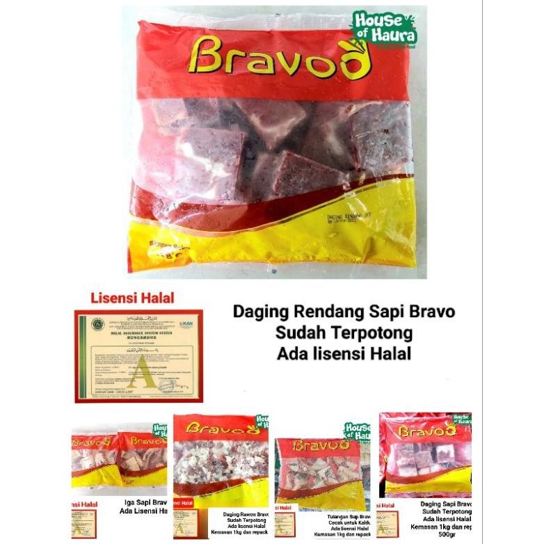 

Daging Rendang / Daging Rawon / Daging Sapi bravo / Iga sapi / tulangan sapi / Tulangan sup / tulangan bakso Merk bravo