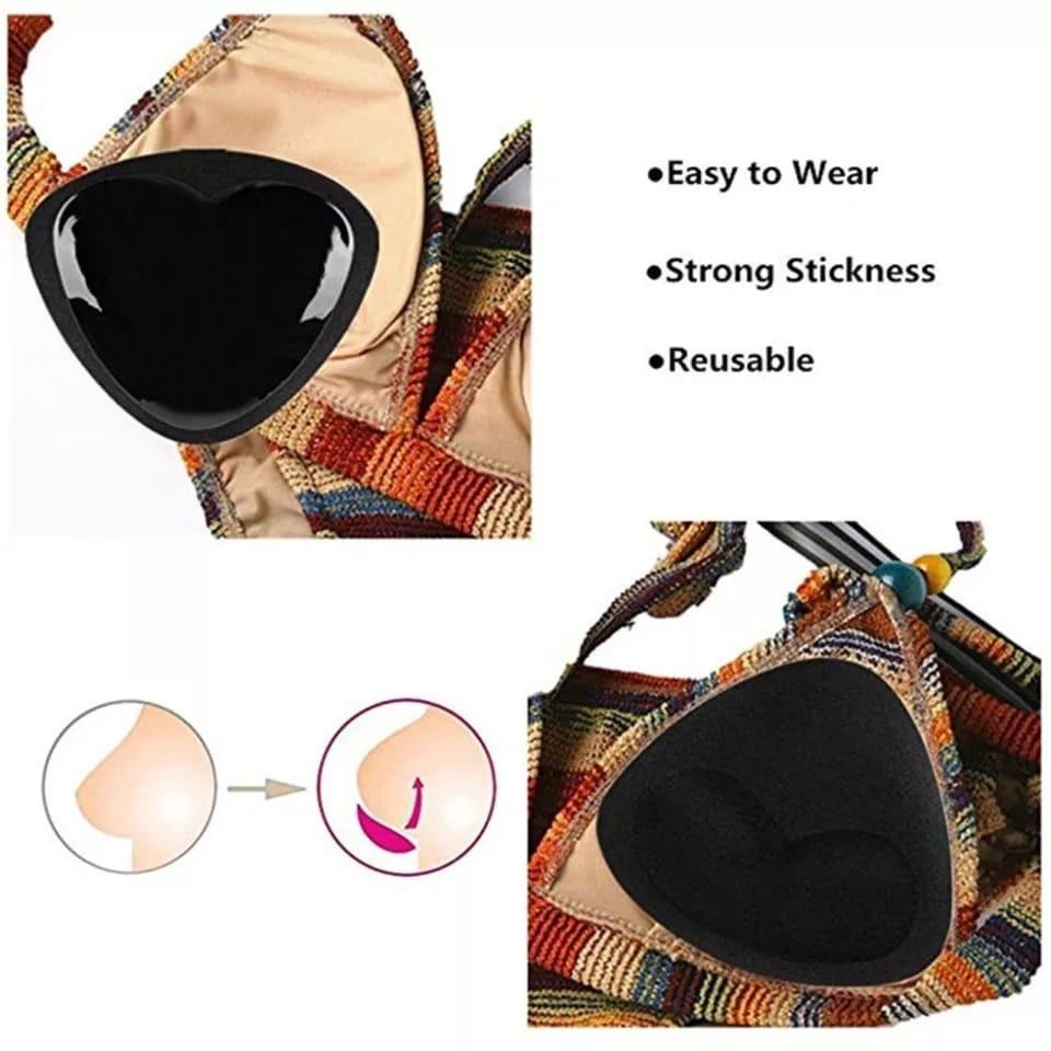 Swimsuit Bikini Push-Up Pad Bra Pads Magic Sponge Breast Pad Volume Up Invisible Boobs Waterproof 40