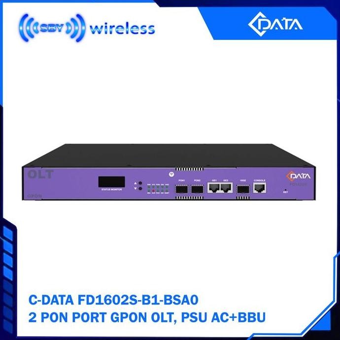 C-DATA FD1602S-B1 GPON OLT 2 PON port 2GE 1SFP+ cdata FD1602S 2port GPON