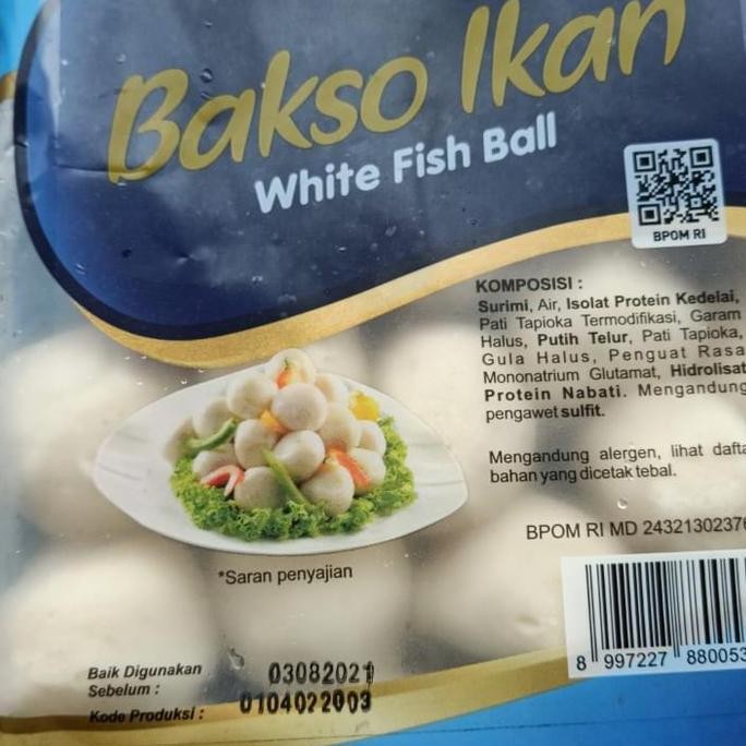 

HIW Bakso Ikan Giziplus 500g