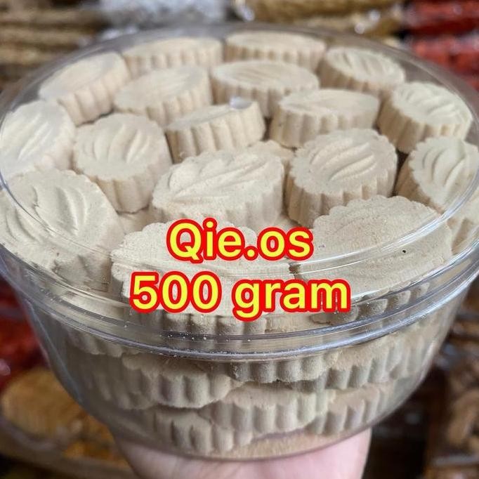 

HIW kue kering satu Satru kacang hijau kue lebaran toples manis Cookies Food Snacks Makanan kemasan toplee 500gr